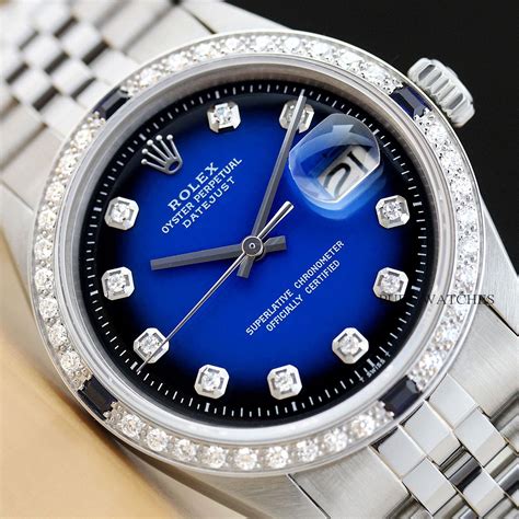 rolex datejust sapphire